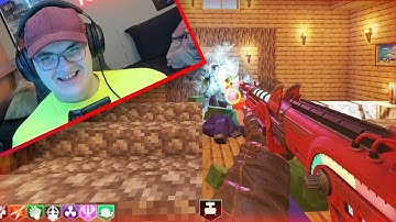 KILLING MINECRAFT ZOMBIES THE RIGHT WAY - (Black Ops 3 Custom Zombies | Tutorial World MC)