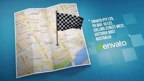 Map | After Effects (AE) Template VideoHive | 18227432