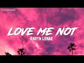​ravyn lenae - love me not (lyrics)