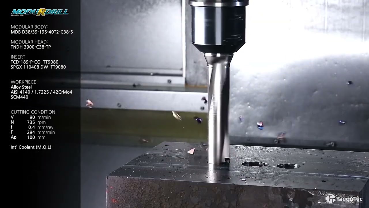 Punta ad Inserti Modulare con Cuspide Modu R Drill