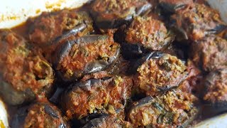 ميني باذنجال محشي باللحم المفروم ياسلام طبق خفيف و بنين Mini aubergine farci, très bon et facile