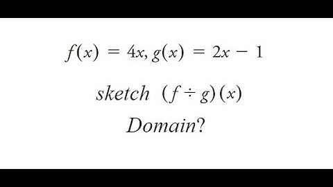 Grade 12 Advanced Functions - Sketching the Quotient of Two Functions (ch 9.4)