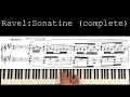 Ravel: Sonatine, "Ravel and neoclassicism" performance/analysis and commentary
