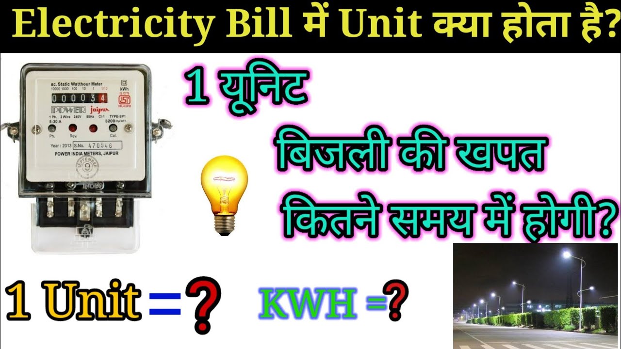 1 Unit Of Electricity What Is KWH What Is Unit YouTube 1 Unit Of Electricity What Is KWH What Is Unit YouTube