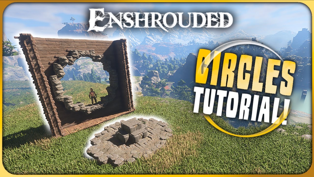 How to build CIRCLES in Enshrouded! - YouTube