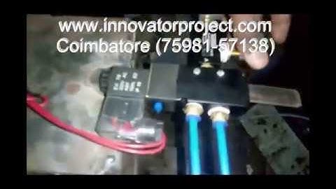 Fabrication Of Automatic Pneumatic Ramming Machine /engineering college students fabrication project