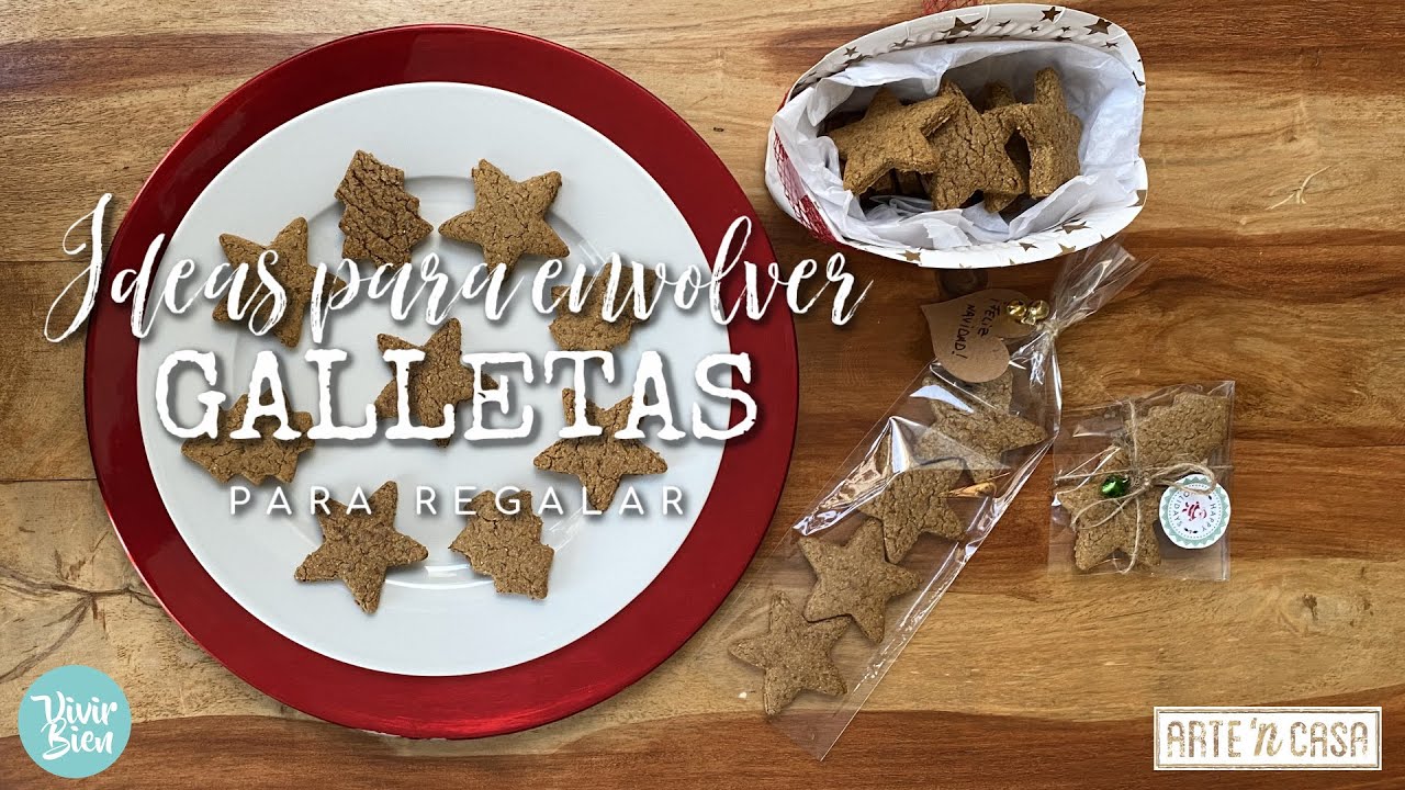 Ideas para envolver galletas de regalo - DIY Navidad - YouTube