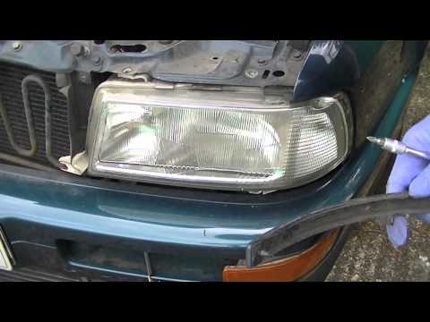 Audi 80 Coupe Cabriolet Headlight Removal