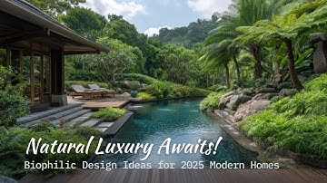 Natural Textures, Luxe Vibes 2025 Biophilic Home Ideas