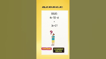 Only 1% Can Solve This Riddle! Find x !#mathriddle #brainteaser #shorts #viral #puzzle