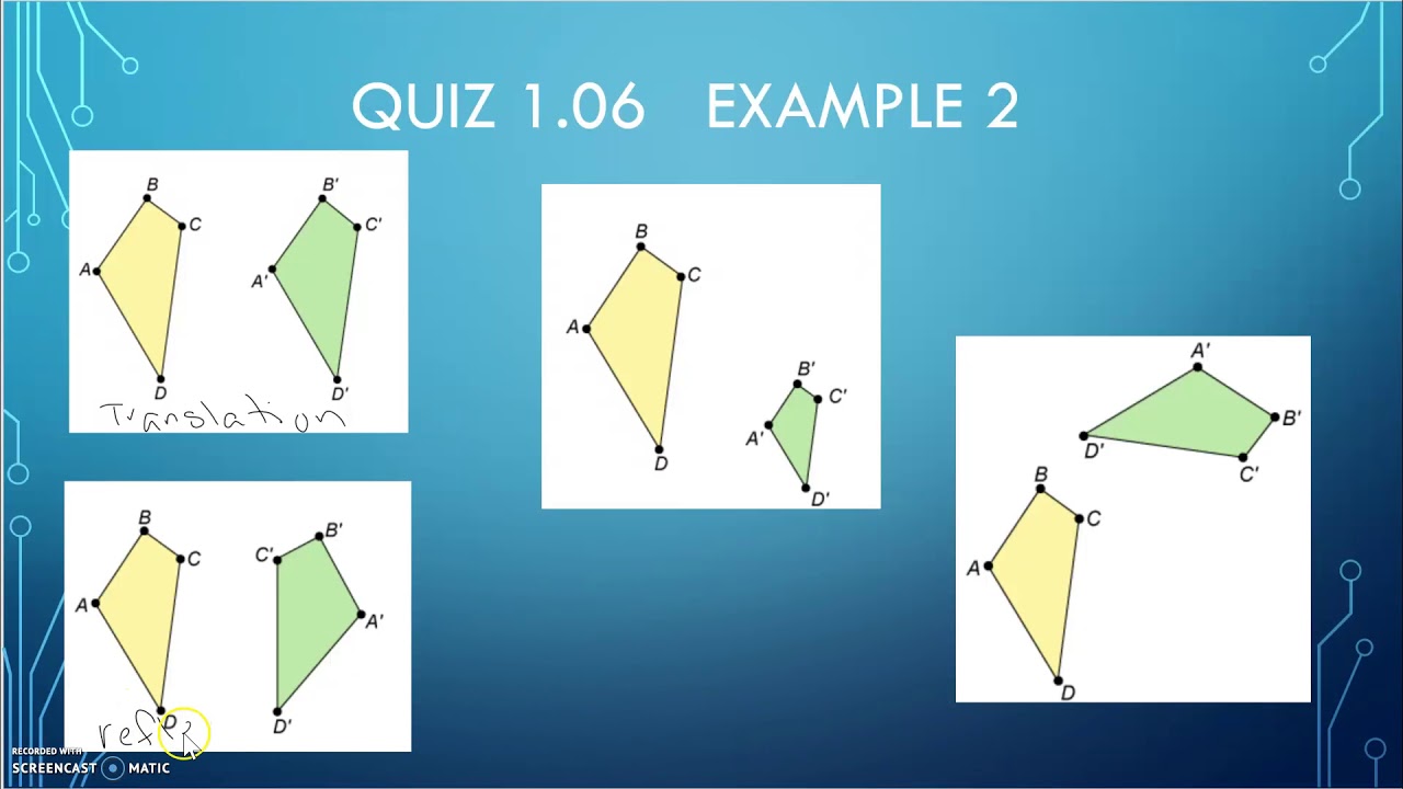 Quiz 1.06 Transformations 1 Example 2 - YouTube