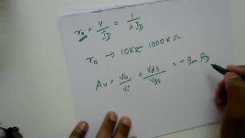 Small Signal Equivalent Circuit Model
