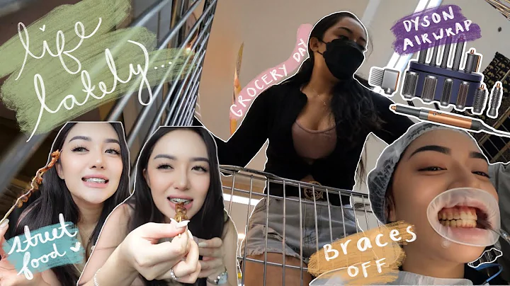 VLOG  Bye Braces, Dyson Airwrap Unboxing, Grocery ...