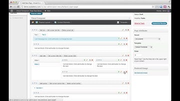 Codecanyon Visual Composer 3: Tab, Tour section and Accordion in action