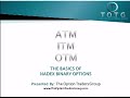 ATM - ITM - OTM - Nadex Binary Options Basics