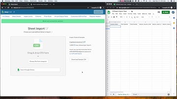 How to upload many CSVs into one Google Sheet - EasyCSV.io
