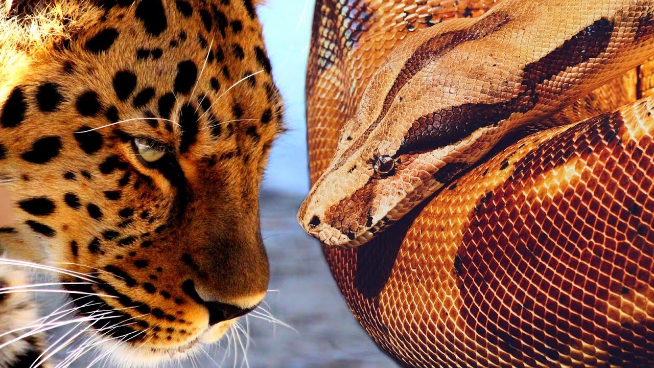 Leopard on the hunt/Python vs Leopard/نمر على الصيد/Leopar avına - YouTube