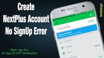 How To Fix Nextplus Sign Up Error