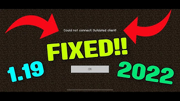 How to Fix "Could not connect: Outdated client" Error on Minecraft *1.19* (2022 WORKING)[MCPE, Java]