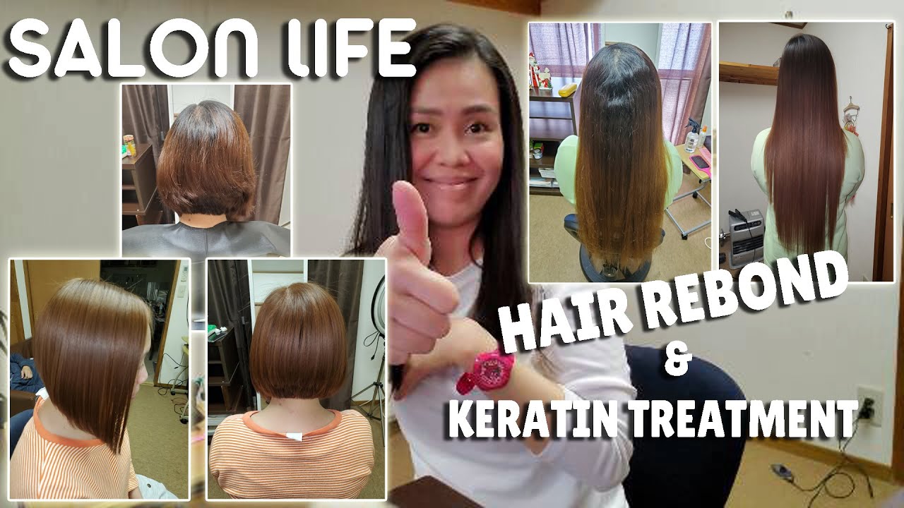 SALON LIFE: DIY | HAIR REBOND & KERATIN TREATMENT VLOG - YouTube