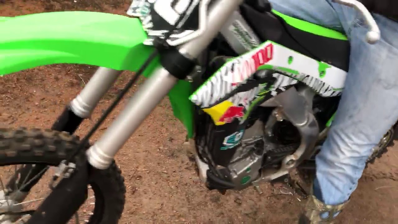 KX250F Before Teardown 2017 YouTube