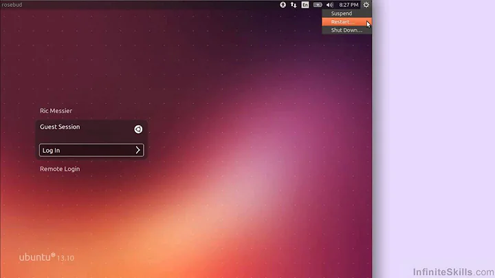 Ubuntu Linux Tutorial | Using The Display Manager