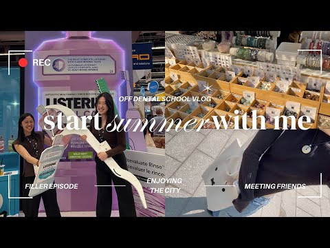 Start summer 2025 with me | 🌥️ dentistry convention, festival, room cleaning!