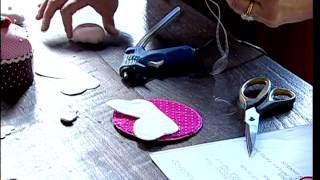 ManhÃ£ Viva: Artesanato - Anjinho em Feltro para porta 11/07/2014