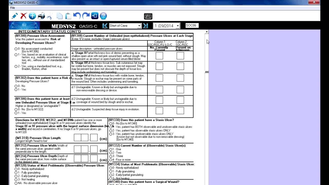 Oasis Charting Home Health