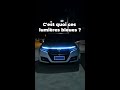 C'est quoi ces lumières bleues ? #automobile #voitureautonome #shorts