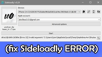ERROR: Guru Meditation 8d61e2@1069:2d389a [Errno 22] Invalid argument (fix Sideloadly ERROR)