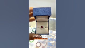 Nhẫn nữ sang trọng đá ruby