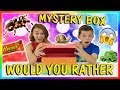 MYSTERY BOX WOULD YOU RATHER CHALLENGE😂| We Are The Davises