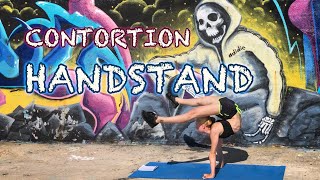 How to do a Contortion (Arched) Handstand • 2 Minute Tutorial