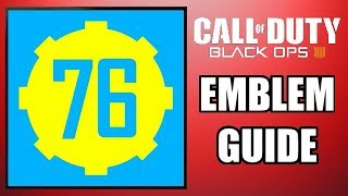 COD: Black Ops 4 - FALLOUT 76 LOGO! - Easy Emblem Guide
