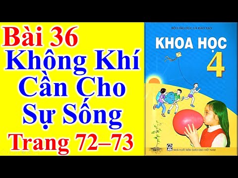 Video Khoa Học Lớp 4 Bài 36 - Không Khí Cần Cho Sự Sống -... - youtube