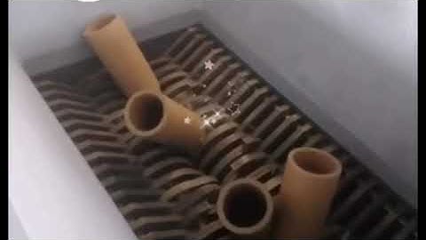 Hard Paper Core Tube shredder machine