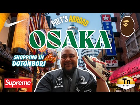 SHOPPING in OSAKA,