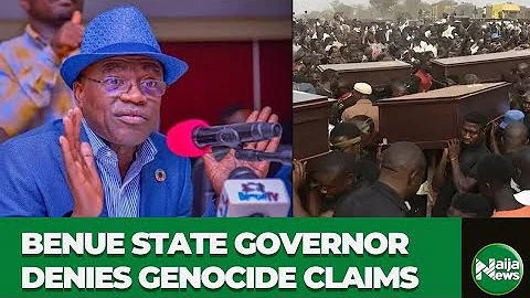 Benue State Governor, Rev. Alia Breaks Silence — Says There’s No Christian Genocide | Naija News TV