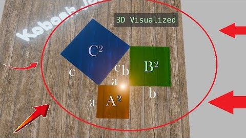 Pythagorean Theorem Proof - VISUALIZED 3D