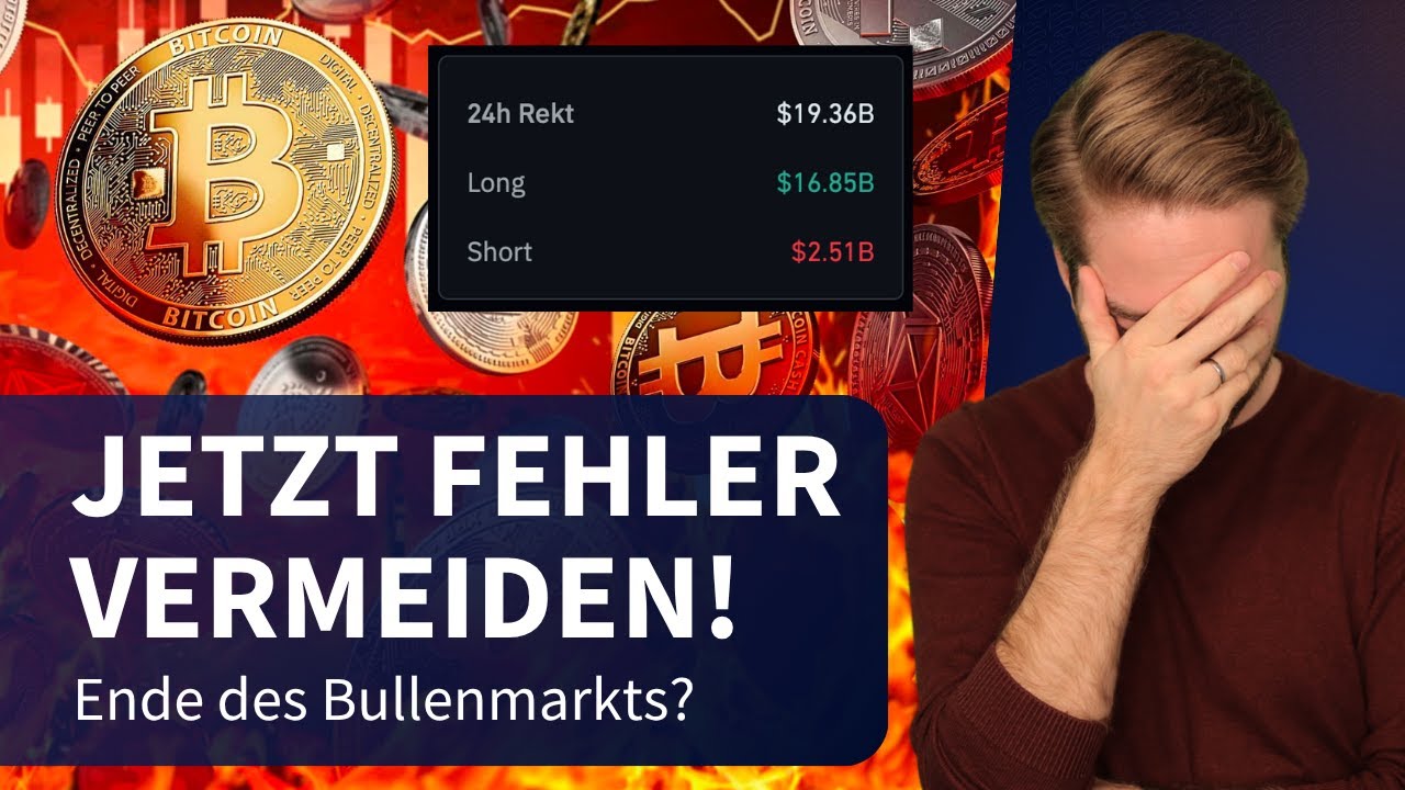 Bitcoin & Krypto CRASH - Ist alles vorbei? SO habe ich gehandelt!