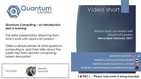[QL explains] OVERVIEW - Impacts of Quantum Computing on Insurance (Lloyd