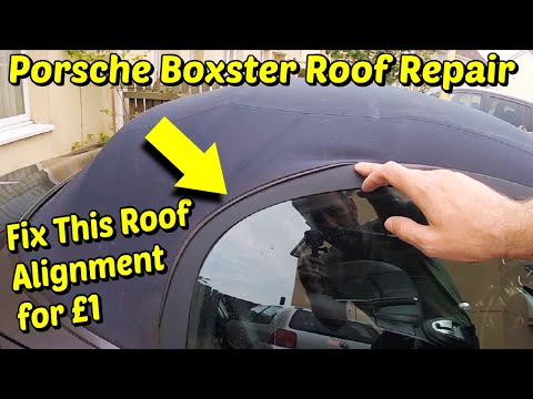 Porsche Boxster 986/987 Convertible Roof Elastic Repair