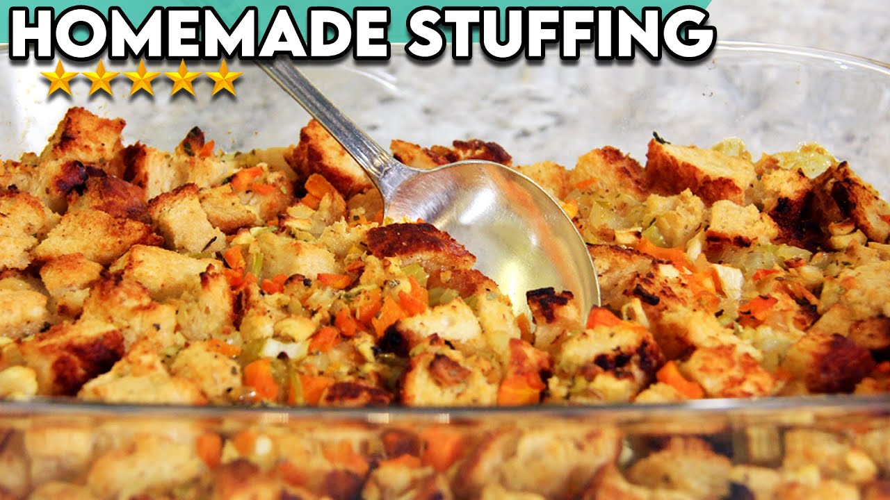 Classic Bread Stuffing | Easy Homemade Stuffing for Your Turkey! - YouTube