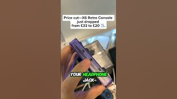 Flash sale: grab the x6 game console! #retrogaming #gameconsole