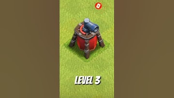 Air Sweeper level 1 to max | air sweeper upgrade in coc | noobgamerz_yt | #shorts