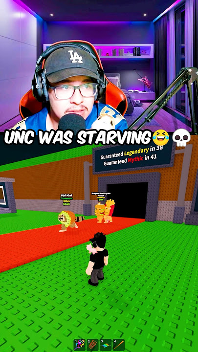 UNC WAS STARVING🤣💀#roblox  #stealabrainrot