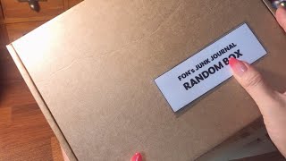 정크저널 랜덤박스 , 정크의 모든것 ASMR | 협찬 | stationeryhaul | unboxing | vintagejournal | junkjournal
