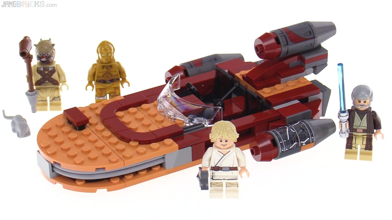 øst Tilstand erotisk LEGO Star Wars Luke's Landspeeder (2017) review! 75173 - YouTube