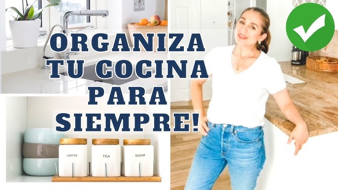 27 astuces efficaces & gain de place pour la cuisine  Ideas de  organización de cocina, Organizar cocinas pequeñas, Organizar los armarios  de la cocina